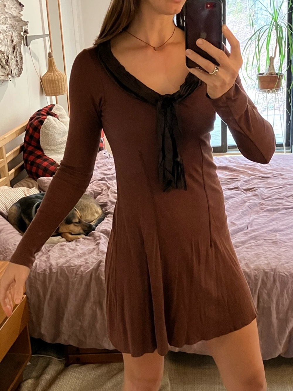 Neesh by DAR brown dress
